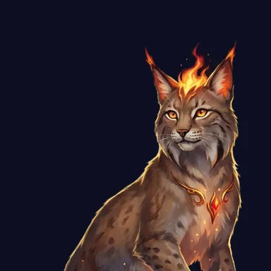 Emberlynx — STARLESS familiar art