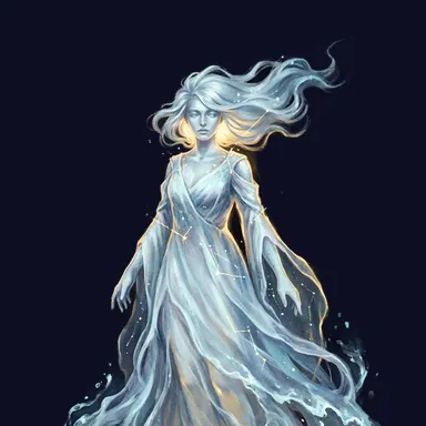 Lyr, the Sunken Halo — STARLESS familiar art